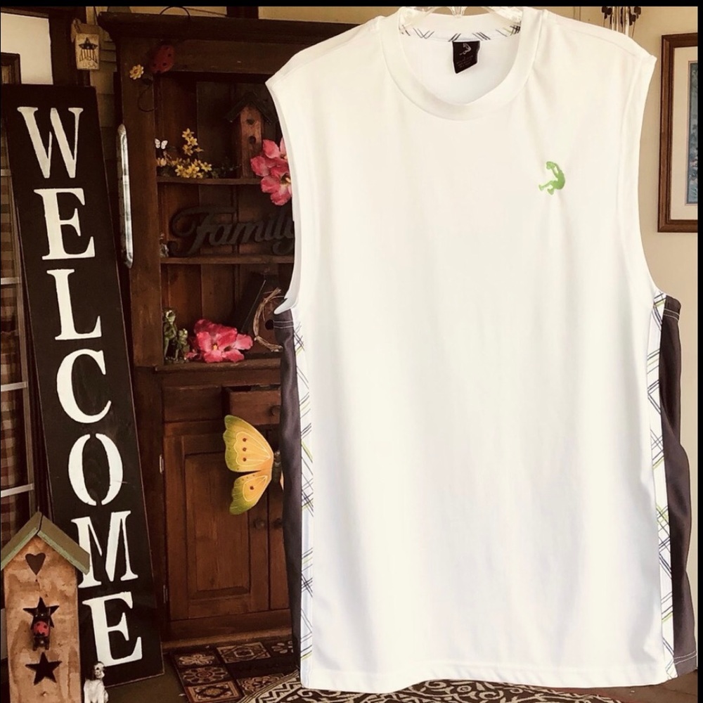 White Sleeveless Men's Jersey